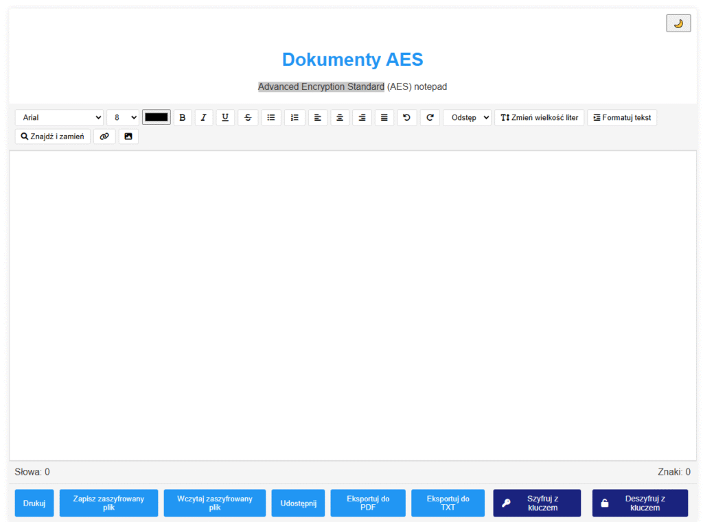 Program szyfrujący dane darmowy